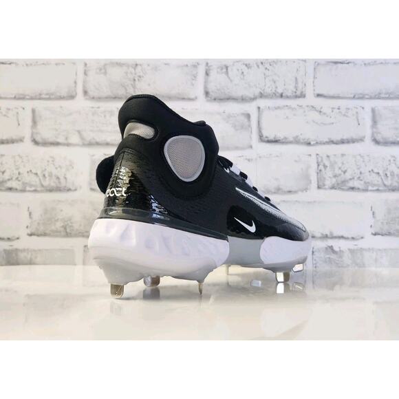 Nike Alpha Huarache Elite 4 MID Baseball Cleats Mens Size 7.5 Black DJ6520-011 main image 4